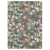 Porte-bloc Motif de camouflage de chien (Dos)