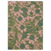 Porte-bloc Motif de camouflage de fleur (Dos)