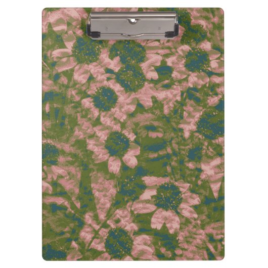 Porte-bloc Motif de camouflage de fleur (Devant)