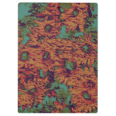 Porte-bloc Motif de camouflage de tournesol et de feuille (Dos)