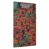 Porte-bloc Motif de camouflage de tournesol et de feuille (Swatch)