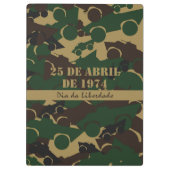 Porte-bloc Motif de camouflage de véhicule militaire (Dos)