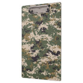 Porte-bloc Motif de camouflage numérique vert (Gauche)