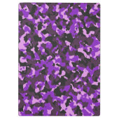 Porte-bloc Motif de camouflage violet (Dos)