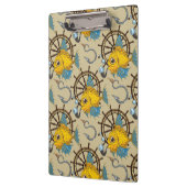 Porte-bloc Motif de capitaine de la marine marchande poisson (Gauche)