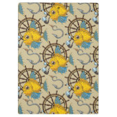 Porte-bloc Motif de capitaine de la marine marchande poisson (Dos)