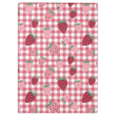 Porte-bloc Motif de champ fraise (Dos)