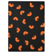 Porte-bloc Motif de chat orange (Dos)