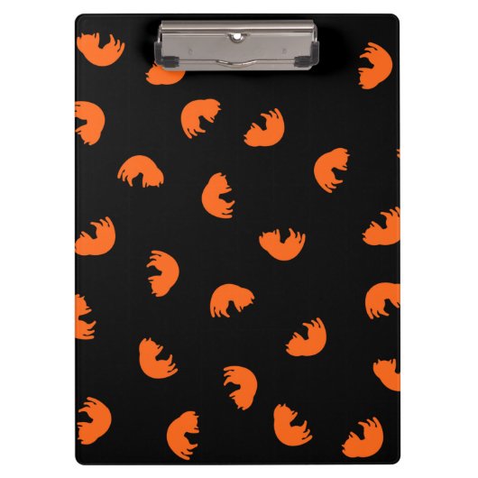 Porte-bloc Motif de chat orange (Devant)