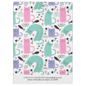 Porte-bloc Motif de chats mignons (Dos)