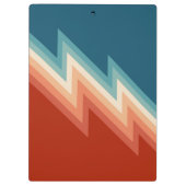 Porte-bloc Motif de chevron de style rétro (Dos)