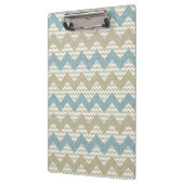 Porte-bloc Motif de Chevron sur la texture de toile (Gauche)