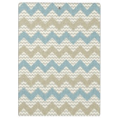 Porte-bloc Motif de Chevron sur la texture de toile (Dos)