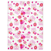 Porte-bloc Motif De Chouettes, Chouettes Mignonnes, Chouettes (Dos)