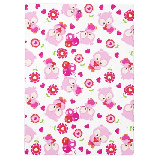 Porte-bloc Motif De Chouettes, Chouettes Mignonnes, Chouettes (Dos)