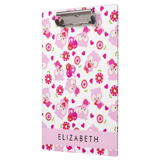 Porte-bloc Motif De Chouettes, Chouettes Mignonnes, Chouettes (Gauche)