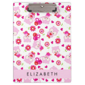 Porte-bloc Motif De Chouettes, Chouettes Mignonnes, Chouettes (Devant)