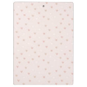 Porte-bloc Motif de cœur minimal doux (Dos)