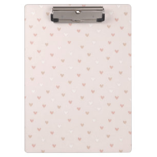 Porte-bloc Motif de cœur minimal doux