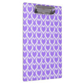 Porte-bloc Motif de cœurs blancs violets (Swatch)