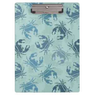 Porte-bloc Motif de colorant de cravate des crabes