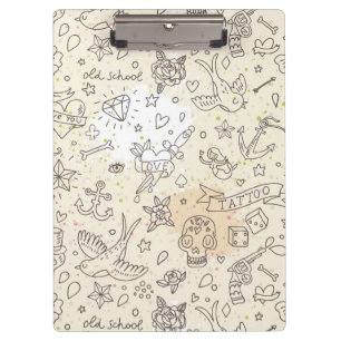 Porte-bloc Motif de concept de tatouage