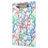 Porte-bloc Motif de corail d'aquarelle (Gauche)