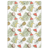 Porte-bloc Motif de croquis de fruit tropical (Dos)