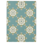 Porte-bloc Motif de damassé avec les éléments abstraits (Dos)