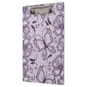 Porte-bloc Motif de dentelle avec des papillons (Gauche)