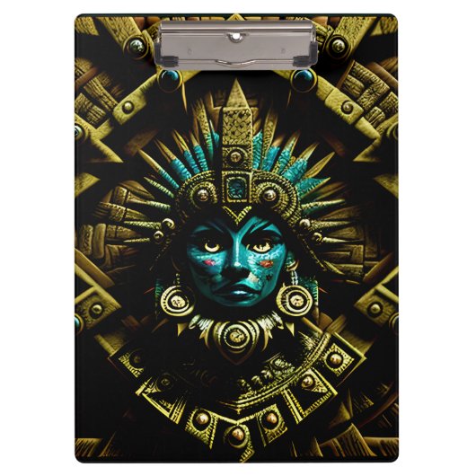 Porte-bloc Motif de design Aztec deux (Devant)