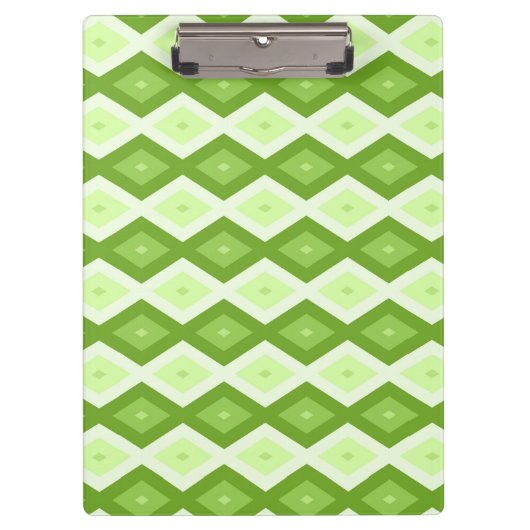 Porte-bloc Motif de diamant vert Chartreuse (Devant)