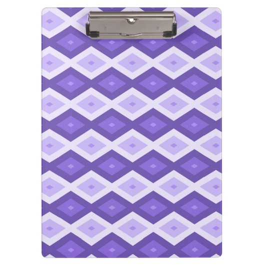 Porte-bloc Motif de diamant violet (Devant)