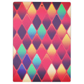 Porte-bloc Motif de diamants colorés (Dos)