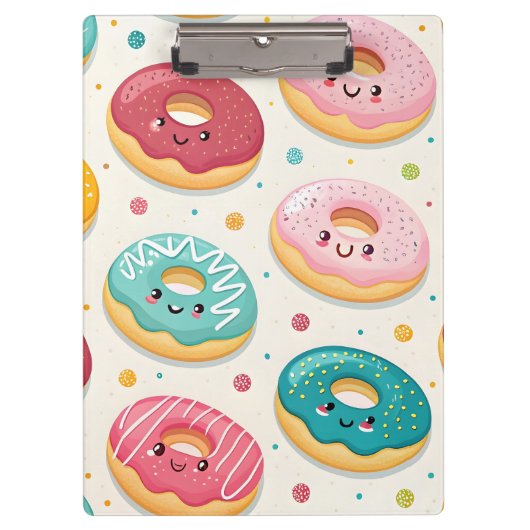 Porte-bloc Motif de Donuts (Devant)
