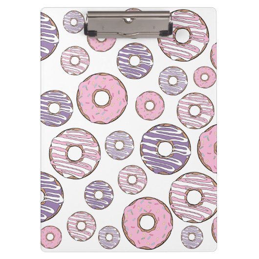 Porte-bloc Motif De Donuts, Donuts Roses, Donuts Violets (Devant)