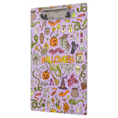 Porte-bloc Motif de doodle Halloween mignon (Gauche)