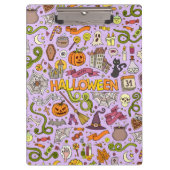 Porte-bloc Motif de doodle Halloween mignon (Devant)
