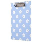 Porte-bloc Motif de fleurs blanches (Gauche)