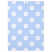 Porte-bloc Motif de fleurs blanches (Dos)