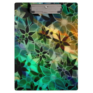 Porte-bloc Motif de fleurs d'art Abstrait