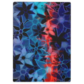 Porte-bloc Motif de fleurs d'art Abstrait #2 (Dos)