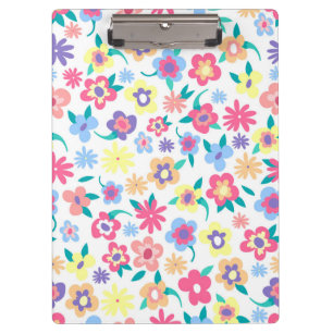 Porte-bloc Motif de fleurs printanières colorées mignonnes