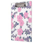 Porte-bloc Motif DE FLEURS ROSE ET PURPLE (Gauche)