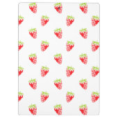 Porte-bloc Motif de fraises d'aquarelle (Dos)