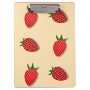 Porte-bloc Motif de fraises pour les fruits à l'été bonnes vi