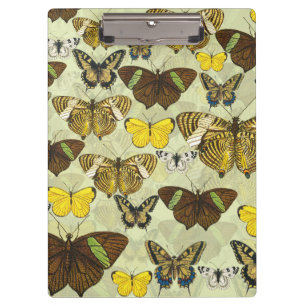 Porte-bloc Motif de graphique papillon vintage