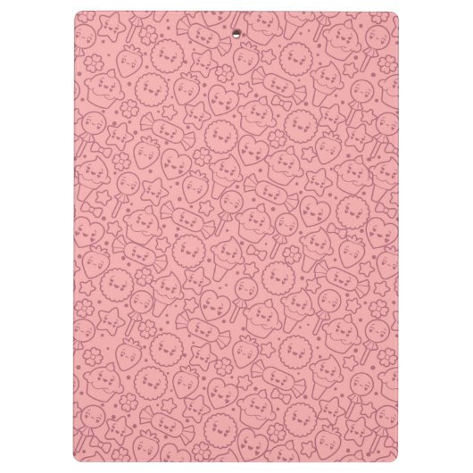 Porte-bloc Motif de Kawaii avec les gâteaux mignons (Dos)