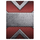 Porte-bloc Motif de la plaque de métal (Dos)