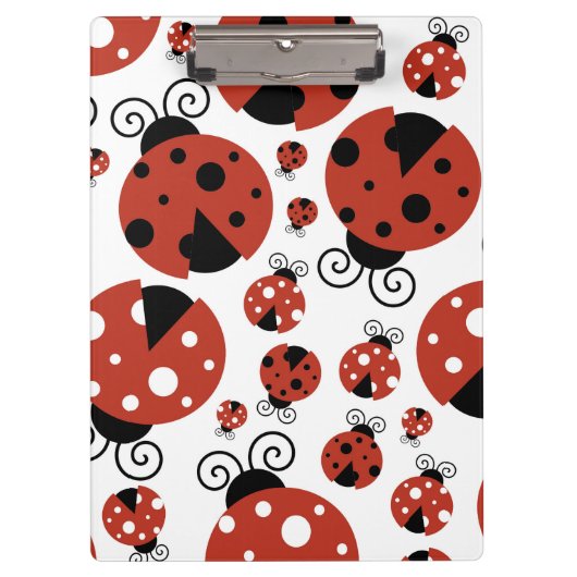 Porte-bloc Motif De Ladybugs, Mignons Ladybugs, Red Ladybugs (Devant)